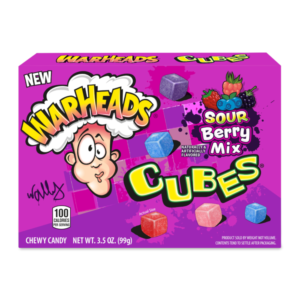 warheads berry mix cubes theater box 3.5oz