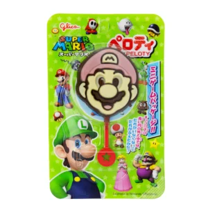 glico super mario chocolate lollipop 20gms japan